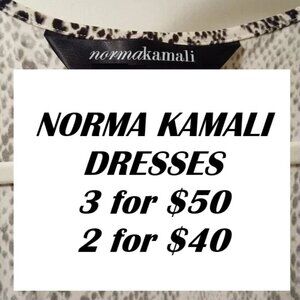 Norma Kamali Dresses: 3 for $50 or 2 for $40